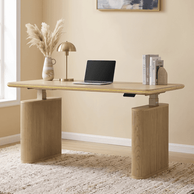 Opal Aurelia Fluted Standing Desk (60"x29")