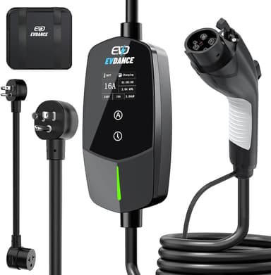 EVDANCE Level 1&2 J1772 Portable EV Charger | 16A–40A