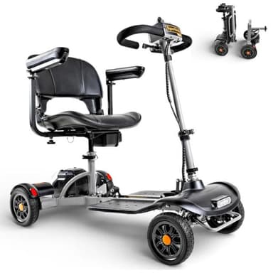 Superhandy Passport Flex 4-Wheel Folding Mobility Scooter (GUT204)