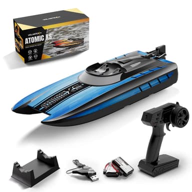 VOLANTEXRC Atomic XS 79505 Blue RC Boat - 30MPH Pool Racer