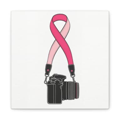 The Strap — Breast Cancer Awareness Canvas (Photographer Collection)