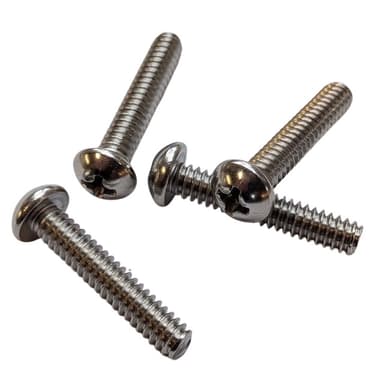 18-8 Stainless Steel 10-24 x 1" Phillips / Round Machine Screws - 500 Pieces - SURPLUS