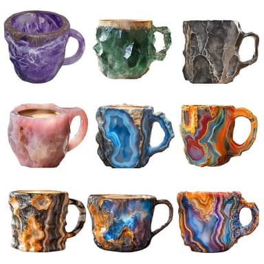 Crystal Coffee Mug - 14 ounces