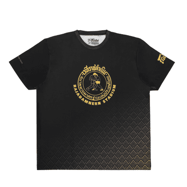 Fairtex x Rajadamnern T-Shirt - Black/Gold