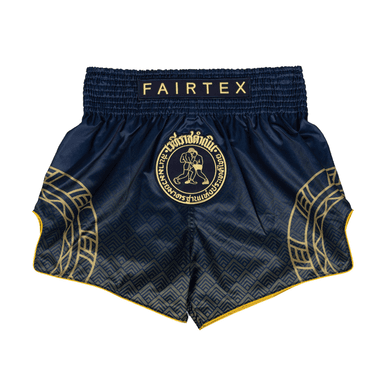 Fairtex x Rajadamnern Muay Thai Shorts - Blue/Gold BS-RAJ01