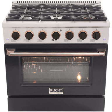 KUCHT 36" Freestanding Gas Range, KNG361-K-Rose