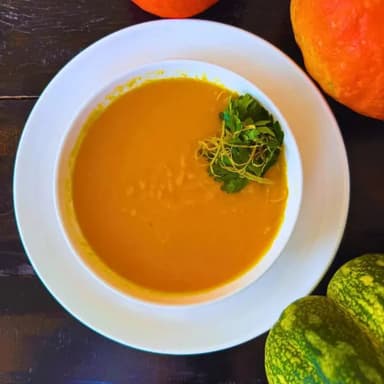 Pumpkin Cream soup.