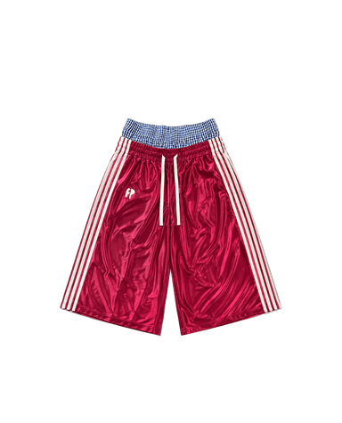 RED FP CAPRI SHORTS