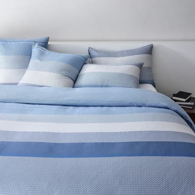 Logan Denim Sham by Hugo Boss Home