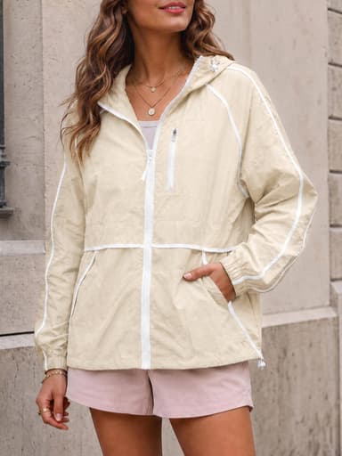 Lightweight Zipper Hoodie Jackets
