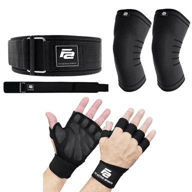 Bundle - New Vents, Flex Knee Sleeve, Self Locking Belt