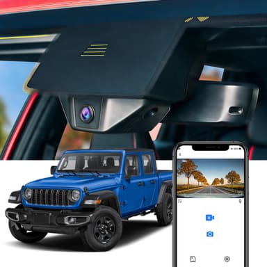 FITCAMX Dash Cam for Jeep Gladiator 2024-2026