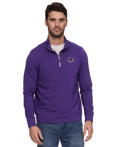 KANSAS STATE RIDGE STRETCH PERFORMANCE 1/4-ZIP