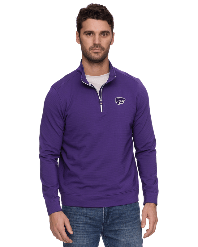 KANSAS STATE RIDGE STRETCH PERFORMANCE 1/4-ZIP
