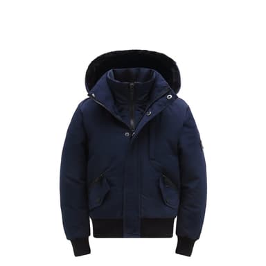Feathers WinterCrest Coat Navy with fur