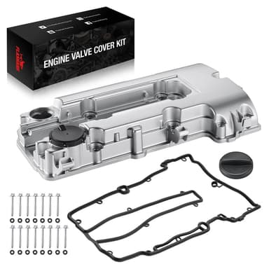 Flashark Aluminum Valve Cover Kit with Gasket, Bolts & Oil Filler Cap for Chevy Cruze 1.4L