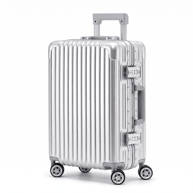 55x35x20cm SILVER Carry-On Cabin Case