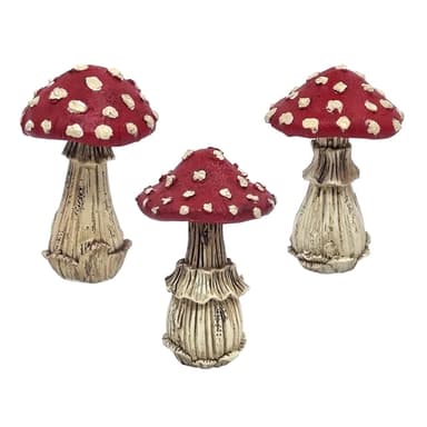 Red Mushroom 7cm - Assorted - Terrarium Decoration