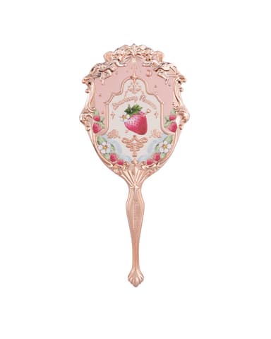 Strawberry Rococo Hand Mirror