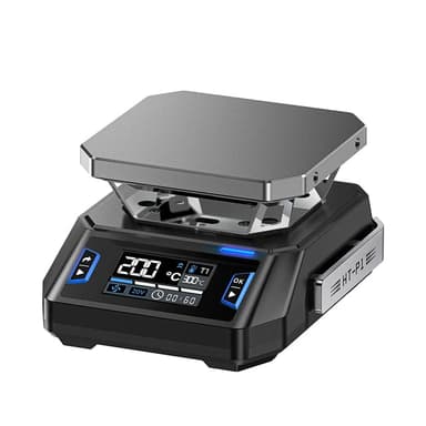 FNIRSI® HT-P1 Mini Hot Plate Dual Mode Reflow & Heating Station, 150W 100–350°C, DC/USB-C PD