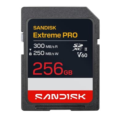 SANDISK 256GB Extreme PRO SDXC UHS-II Memory Card
