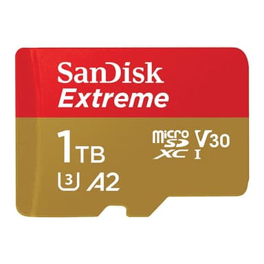 SANDISK 1TB Extreme microSDXC UHS-I Memory Card with Adapter