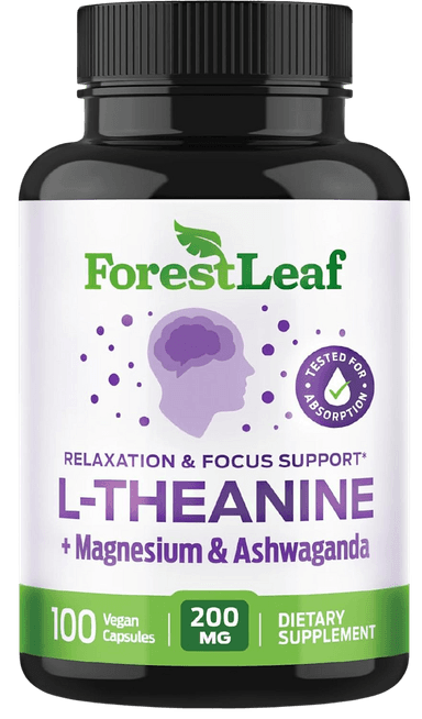 L-Theanine 200mg with Ashwagandha & Magnesium