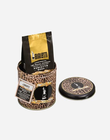 Bialetti Dolce & Gabbana Perfetto Moka Audace Coffee Tin 200g - Leopardo