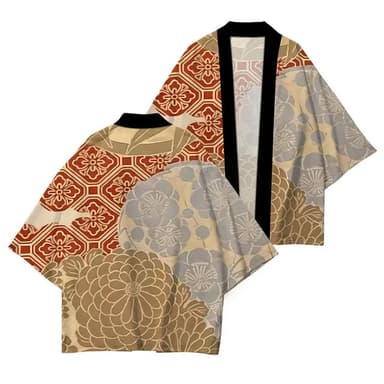 Kiku & Asanoha Kimono Cardigan