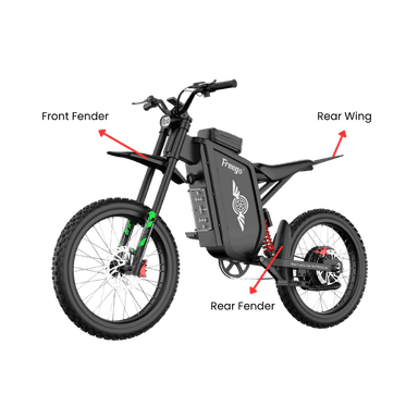 Freego X3 Fender & Rear Wing
