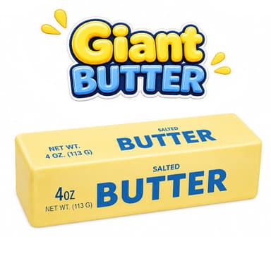 Squishy - Slow Rising Giant Butter