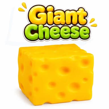 Squishy - Giant Cheese 5 inch