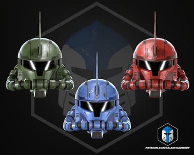 Zaku Mando Helmet - 3D Print Files