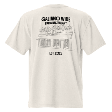 Galiano Wine Bar & Restaurant Oversized T-Shirt