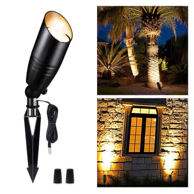 Gardenreet Solid Aluminum Landscape Spotlight 12V - Black (AL2105)