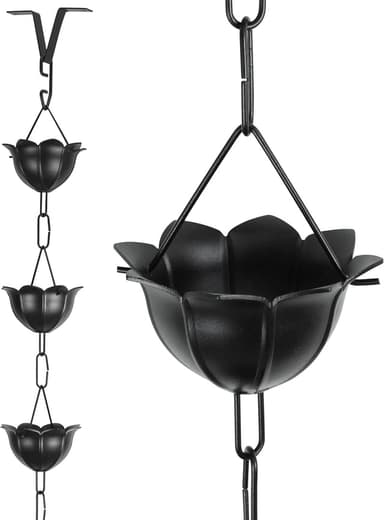 Gardzen 8.5ft Aluminum Rain Chain