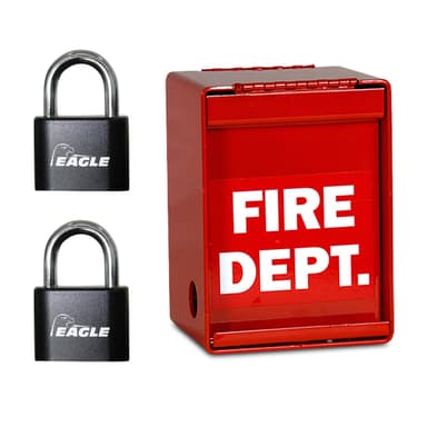 EAGLE-EG720 Fire Department Box EFB-2070 w/ 2Pcs Combination Padlock EG717