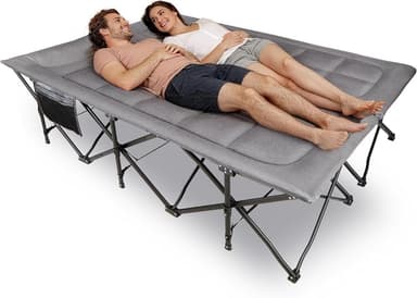 Oversize 2-Person Folding Camping Cot