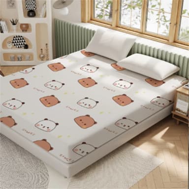 Bubu Dudu Fitted Sheet – Cute Bubu Dudu Soft Elastic Bed Sheet for Cozy Bedrooms