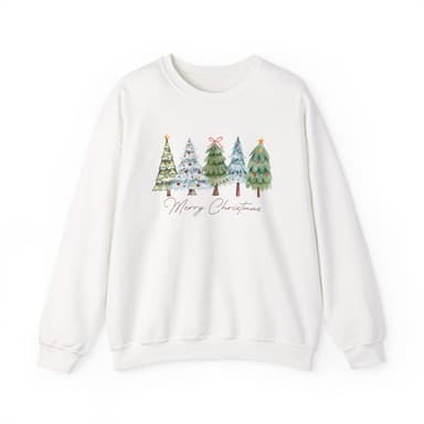 "Merry Christmas" Holiday Pullover Sweatshirt