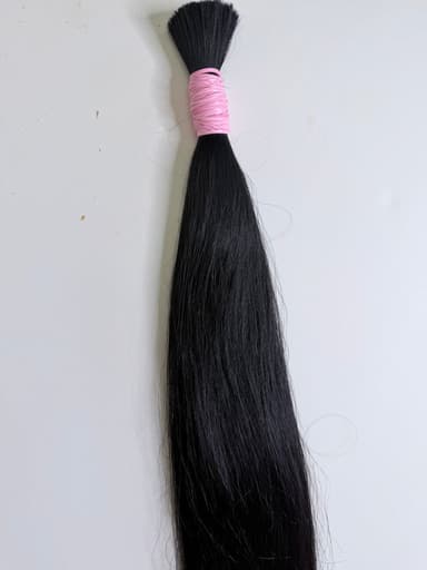 205g Premium 26" Natural Straight Human Hair Bulk Extensions