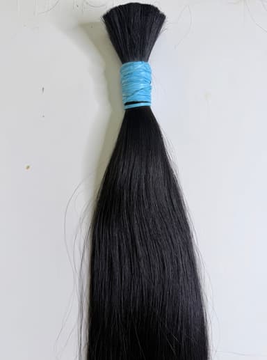 26" Premium Virgin Human Hair Bulk Extensions – Natural Straight (195g, 230g & 240g)