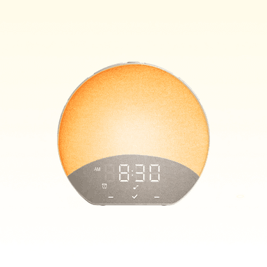 Glocusent Sunrise Alarm N17 with Fabric Finish & White Noise