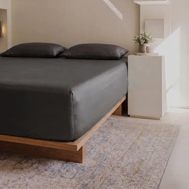 ClassicBreeze™ Cooling Bamboo Viscose Fitted Sheet, Deep Slate