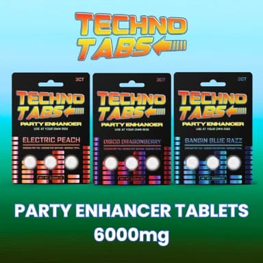 Techno Tabs Party Enhancer Tablets - 6000mg