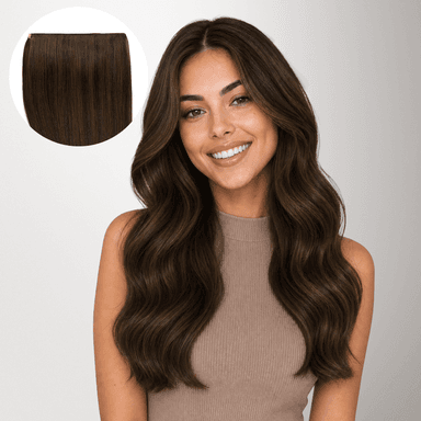 Brown Sugar Swirl Highlights (2C/4E/6C) Thick Genius Tape Weft Hair Extensions 100-120g
