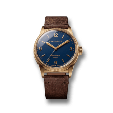 250th Anniversary Bronze - Dark Brown Leather