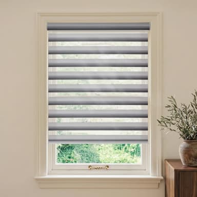 Graywind Motorized Zebra Blinds | Room Darkening