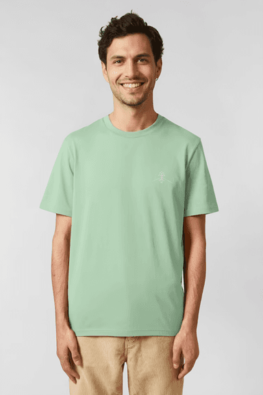 Camiseta algodón orgánico - Jade Profundo