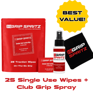 Grip Spritz Complete Golf Bundle | 1 Bottle + Spritz Mitt + 30 Grip Wipes
